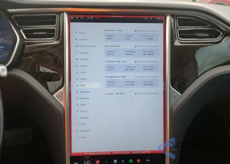 2016 Tesla Model S z USA, uszkodzony, nr VIN 5YJSA1E12GF142701